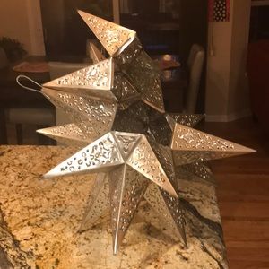 Tin Star Pendant Lantern